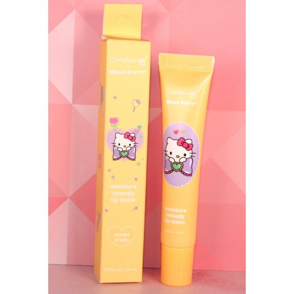 Hello Kitty The Creme Shoppe Moisture Remedy Lip Balm MANGO DREAM Yellow - Picture 3 of 6